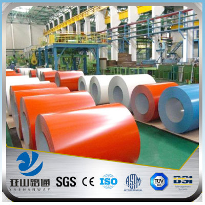 YSW dx51d z pre-painted hot dip galvanized steel coil