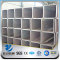 YSW astm a35 10x10 100x100 steel pvc square tube supplier