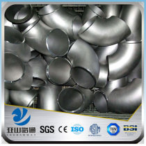YSW 45 degree schedule 80 stainless steel pipe fitting elbow prices