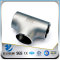 YSW four way asme standard bevel ends stainless steel tee pipe fittings