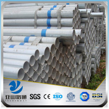YSW CS Galvanized Steel Pipe Price Per KG Galvanized Pipe Size