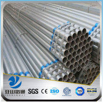 YSW steel pipe weight per meter gi pipe thickness