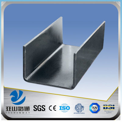 YSW structural steel 304 316 stainless steel channel price per kg