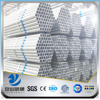 YSW 50mm Class B Pre-galvanized Steel Pipe for Greenhouse Frame