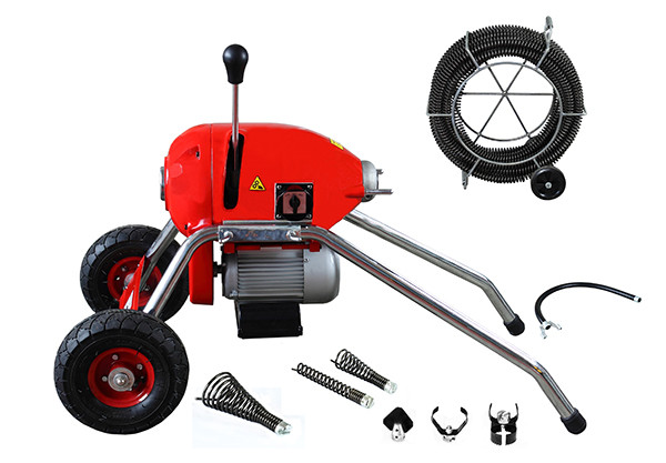 D200 electric sectional drain cleaning machine