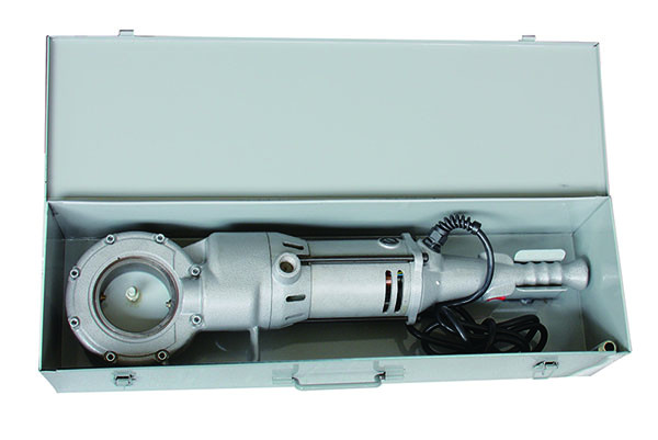 portable pipe threader power drive packed with metal box