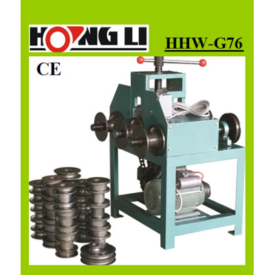 Hhw-g76 tubo de aço inoxidável máquina de rolamento