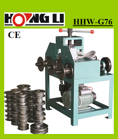 Hhw-g76 tubo de aço inoxidável máquina de rolamento