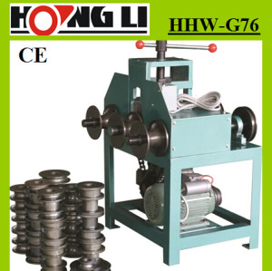 Hhw-g76 dobra hidráulica e máquina de rolamento