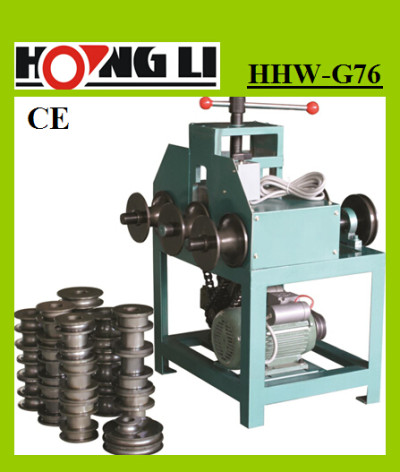 Hhw-g76 dobra hidráulica e máquina de rolamento