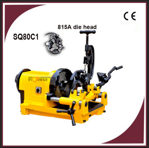 Sq80c1 electric pipe threading máquina/segmentação automática máquina, 1/8