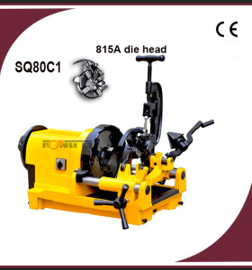 Sq80c1 electric pipe threading máquina/segmentação automática máquina, 1/8"- 3", ce& csa