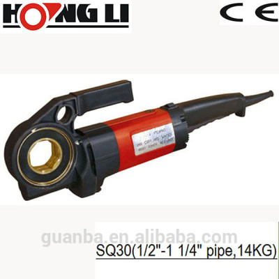 Sq30 elétrica tubo threader / pipe threading máquina com ce, 14 kg