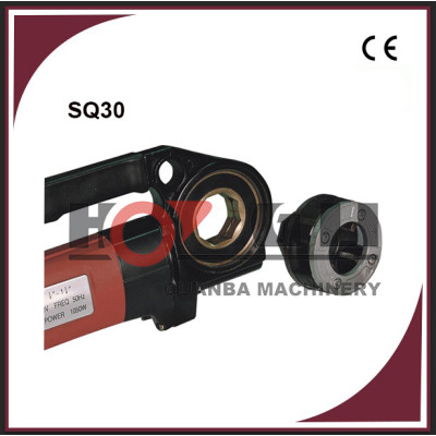 Sq30 electric enfiador tubulação portátil máquina / tubo threader, 1/2 " - 1 1/4 ", Com CE
