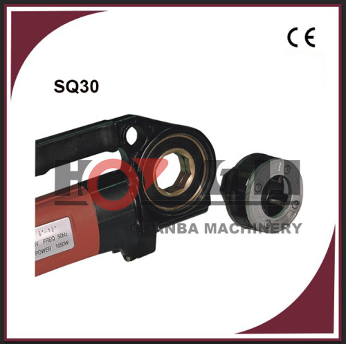 Sq30 electric enfiador tubulação portátil máquina / tubo threader, 1/2 " - 1 1/4 ", Com CE