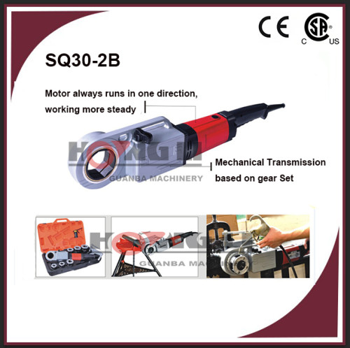 Sq30-2b portable electric pipe threading machinefor venda, ce& csa," 1/2-2",/bspt e npt