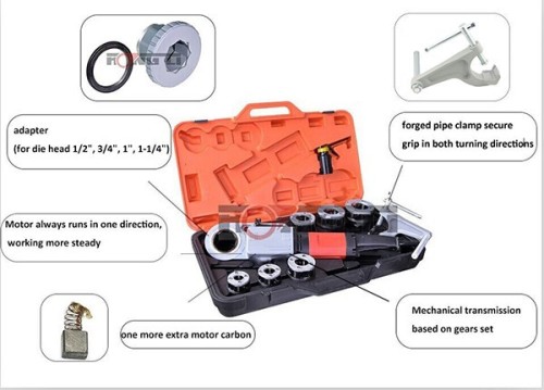 Sq30-2b elétrico portátil tubulação threading máquina para venda, ce& csa," 1/2-2"