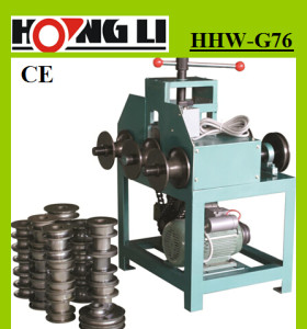 HHW-G76 automática máquina dobladora de tubos cuadrados de acero con ce
