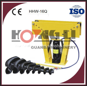 Hhw-16q 12Q ar tubo hidráulico máquina de dobra com CE