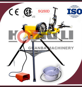 Hongli 2 " SQ50D portátil tubo eletroduto threading máquina com melhor preço de fábrica