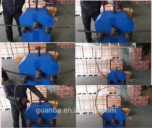 Chinês auto bending roll máquina HHW-G76 para venda