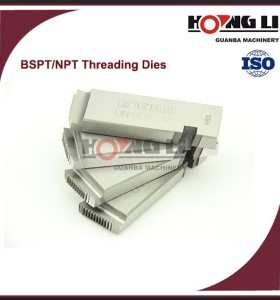 Tatinium revestido HSS BSPT / NPT pipe threading morre / tubo morre