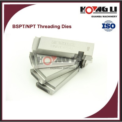 Tatinium revestido HSS BSPT / NPT pipe threading morre / tubo morre