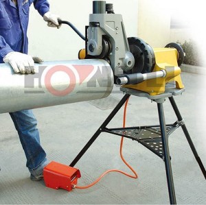 Hongli YG12A rolo de tubo de energia hidráulica máquina groover