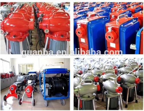 Hongli D75 escorra máquina de limpeza / drenagem mais limpo para venda / máquina de limpeza de esgoto de drenagem