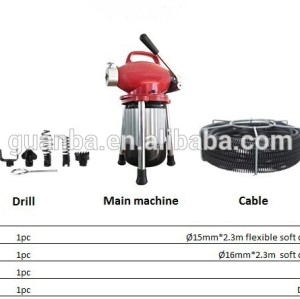 Hongli D75 dreno máquina de limpeza/limpador de drenos/máquina de limpeza de esgotos para venda