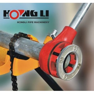 Hongli 12R compact tubo manual de threading máquina