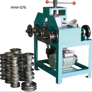 HHW-G76 dobladora y máquina de laminación para 3 pulgadas tubo con ce