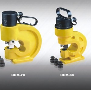 HHM-60/70/80 hidraulica portable máquina de perforación para el caucho acero barras de aluminio con ce