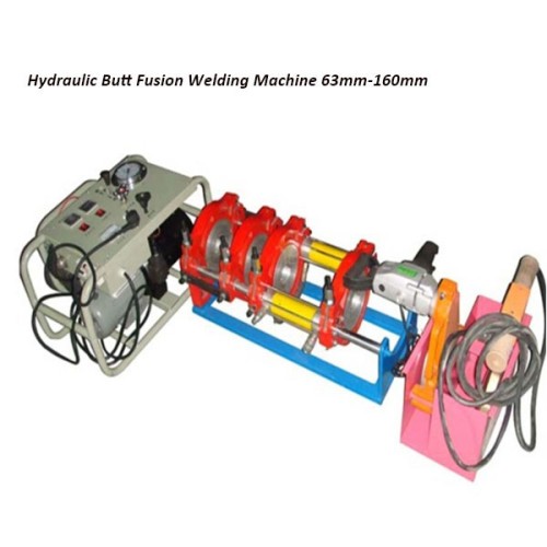 Hongli tubería hidraulica de fusión a tope máquina de soldadura (63mm-160mm)
