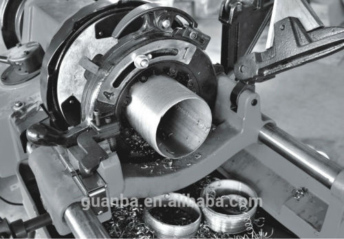 Sq100f 4 " Automatic máquina de rosqueamento de tubos