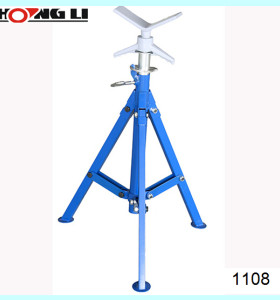 1108 rolo ajustável para cachimbo stand para 2 " - 12 " tubo