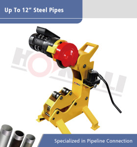 QG12C Tidak Spark Hydraulic Power Pipe Cutter untuk Max 12 "Steel Pipe