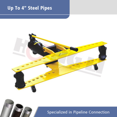 Dobradores de tubulação manuais hidráulicos da série de HHW com rodas