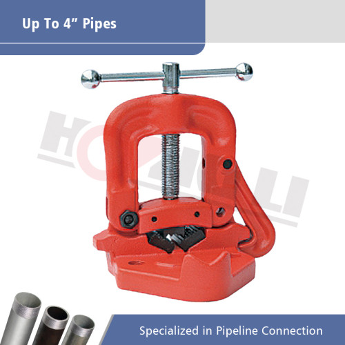 Wholesale Bench Yoke Vise for Pipe Fixing from 1/8 Inch to 4" with Strong Base of Dependable Iron (HL21 /HL22/ HL23/ HL25)