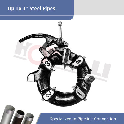 3 "Self Buka Threading Die Kepala untuk Mesin Threading Pipe SQ80C1