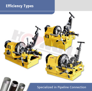 Tipos de eficiencia de máquinas para roscar tuberías eléctricas en promoción para tuberías de hasta 4 pulgadas