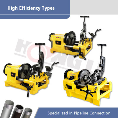 Tipos de alta eficiência de rosqueamento de tubos elétricos na promoção de tubos de até 4 polegadas