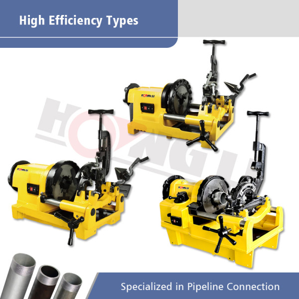 Tipos de alta eficiencia de máquinas para roscar tubos eléctricos en promoción para tuberías de hasta 4 pulgadas