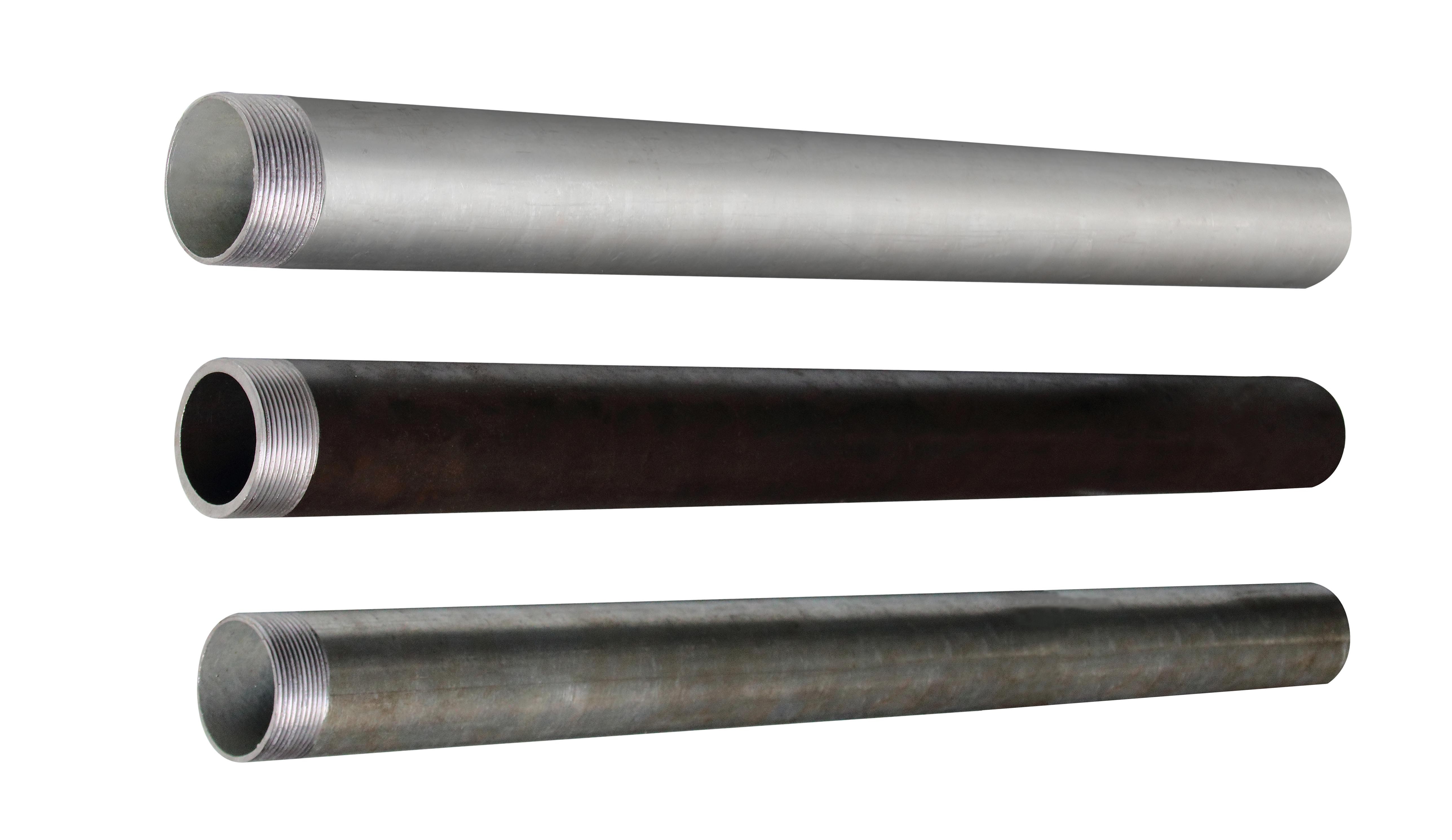 Stainless Steel pipes, and Black Iron pipes