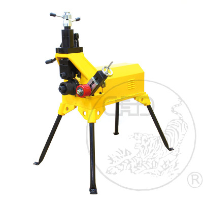 YG12D-F虎王2-12寸衬塑管滚槽机重型DN50-325衬塑钢管口压槽机滚槽机