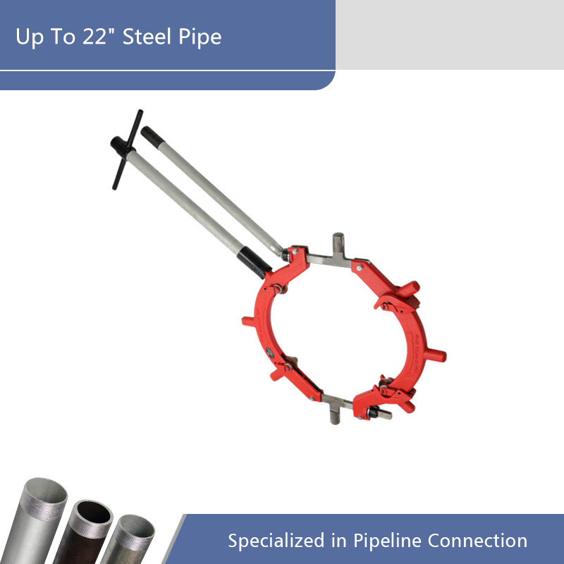 Large diameter online steel pipe cutter