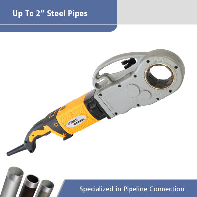 Máquina roscadora de tubería de acero portátil para tubería de 1 2 2 pulgadas SQ30-2C