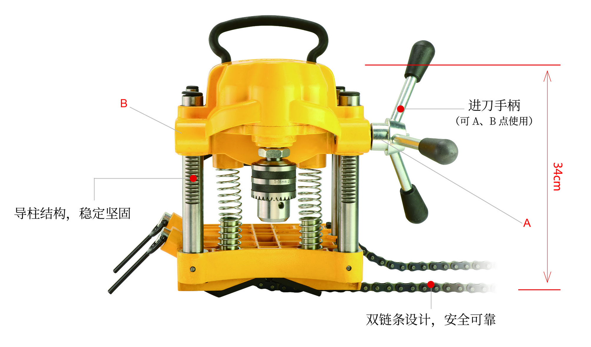 虎王JK150电动开孔机1/4-6寸消防管道专用开孔机便携式打孔工具| 虎王