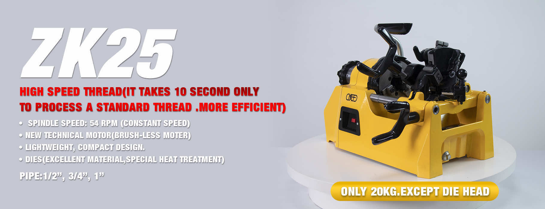 Professional Pipe Threading Machine