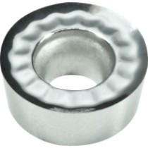 Round carbide inserts for aluminum RCGT1003